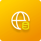 Globe icon with security lock on yellow-orange gradient background, symbolizing Coalesce's secure global data access controls